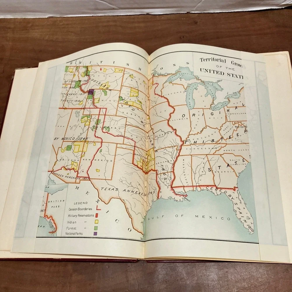 Louisiana Purchase Hermann 1898 US Government Printing Office History Map